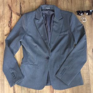 Express Gray Blazer